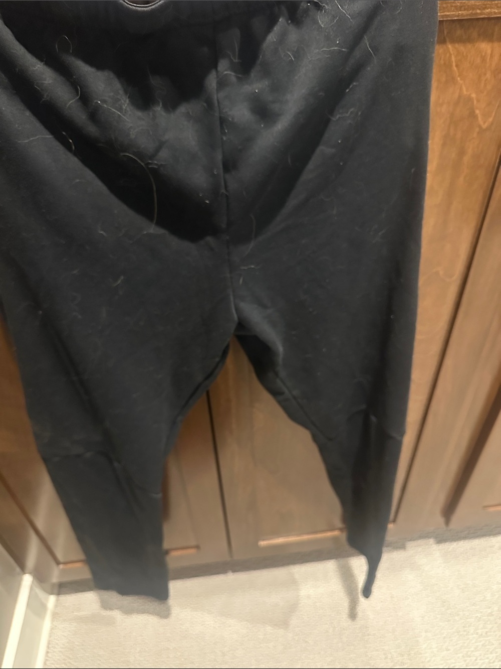 Nike Black Joggers with White Swoosh - Picture 3 of 3
